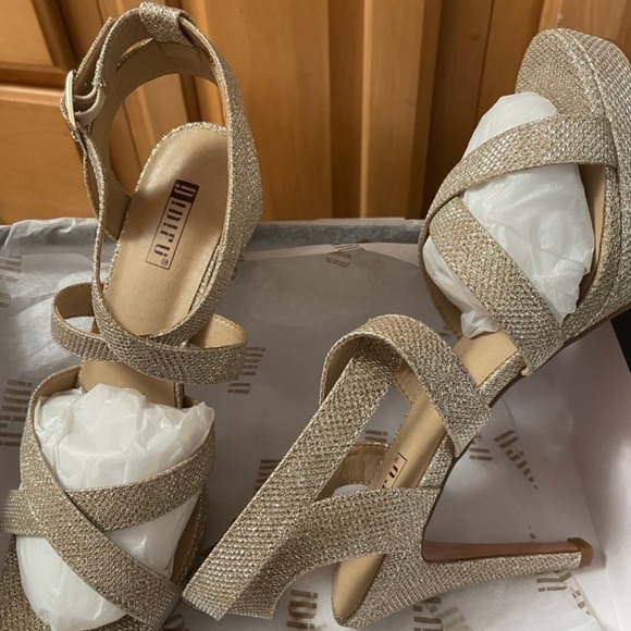 IDIFU Women's Dress Platform High Heels Strappy Heeled Sandals Open Toe NIB 9 - Picture 8 of 9